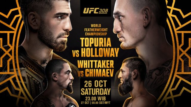 UFC 308 presenta la pelea por el titular del título UFC vs BMF